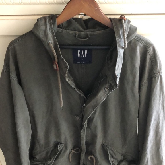 Gap Men’s Military Style Coat Jacket - Picture 2 of 8